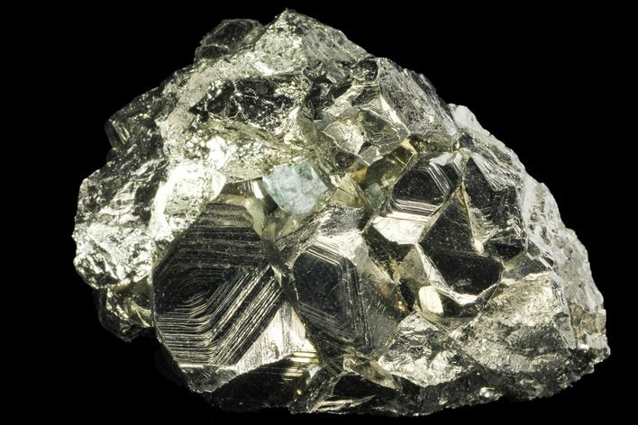 Gleaming Pyrite Crystal Cluster - Peru #99132